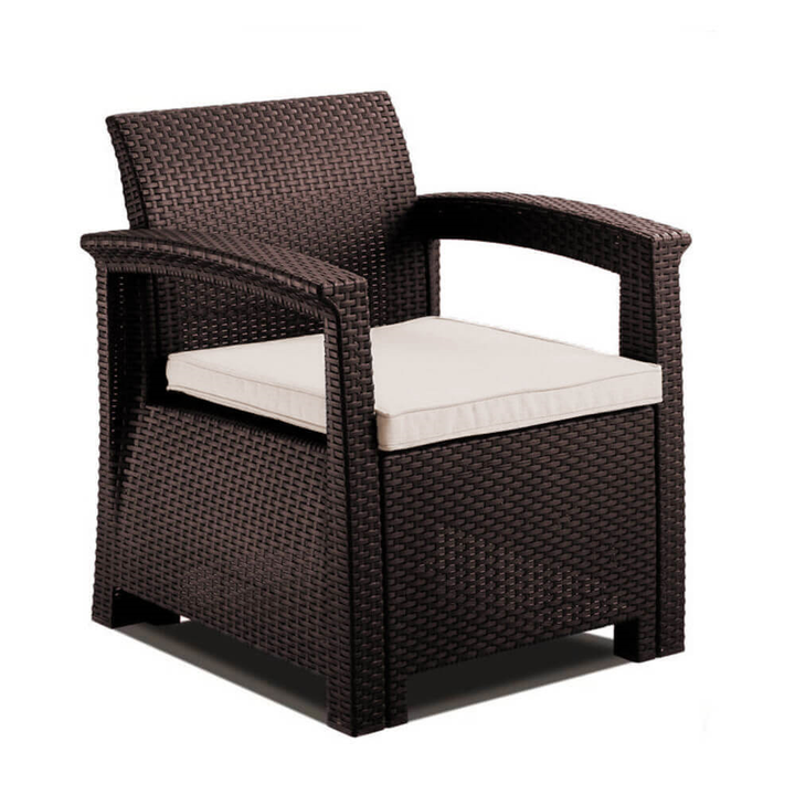 Rattan Armchair with Cushion