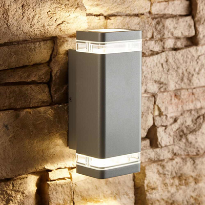 Biard Silver LED Lighter Wall Light Lighting True Shopping Square Up and Down  