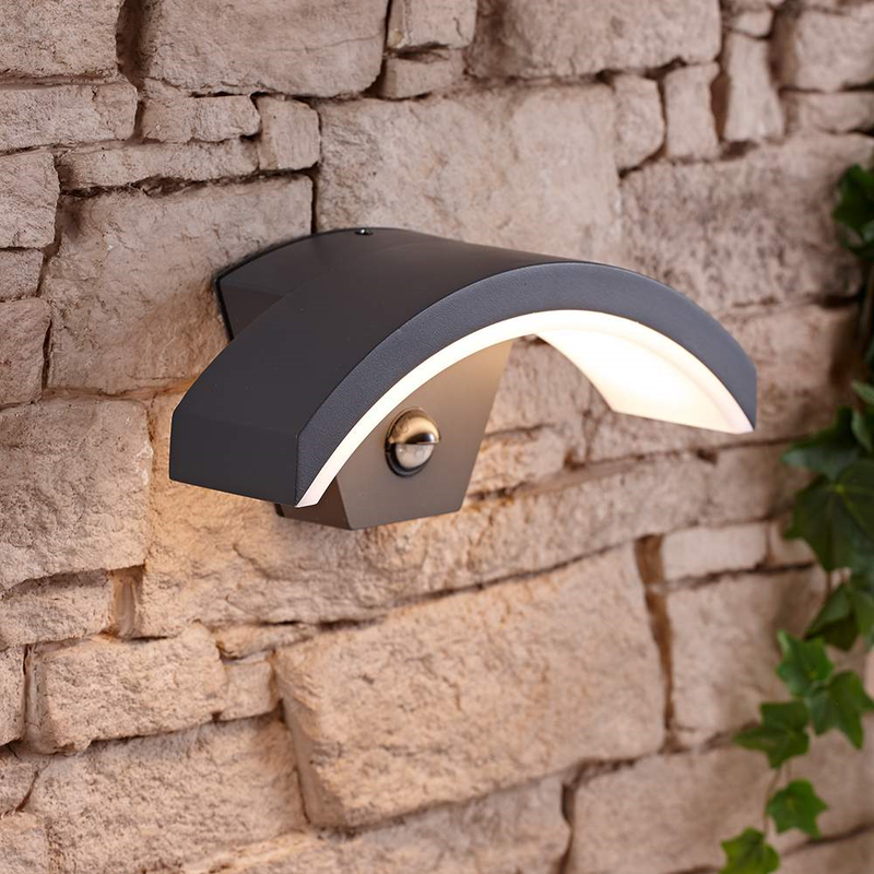 Biard Curve Halo LED Wall Light Lighting True Shopping Wall Light with PIR Sensor  