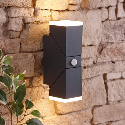 Biard Ziersdorf LED Adjustable Up/Down Light Lighting True Shopping With PIR Sensor  