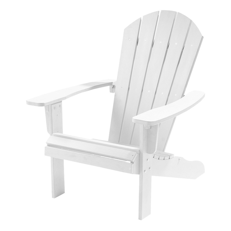 Bjørn Adirondack Polywood Chair Garden Furniture True Shopping White  