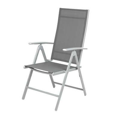Adjustable Folding Garden Dining Chair (Grey) Garden Furniture True Shopping   