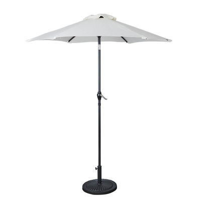 2m Crank & Tilt Garden Parasol Outdoor Leisure True Shopping   