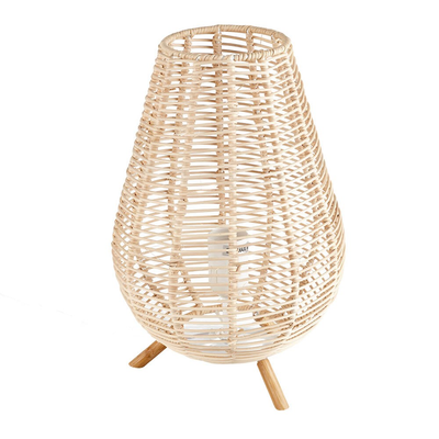 Woven Rattan Table/Floor Lamp Lighting True Shopping   