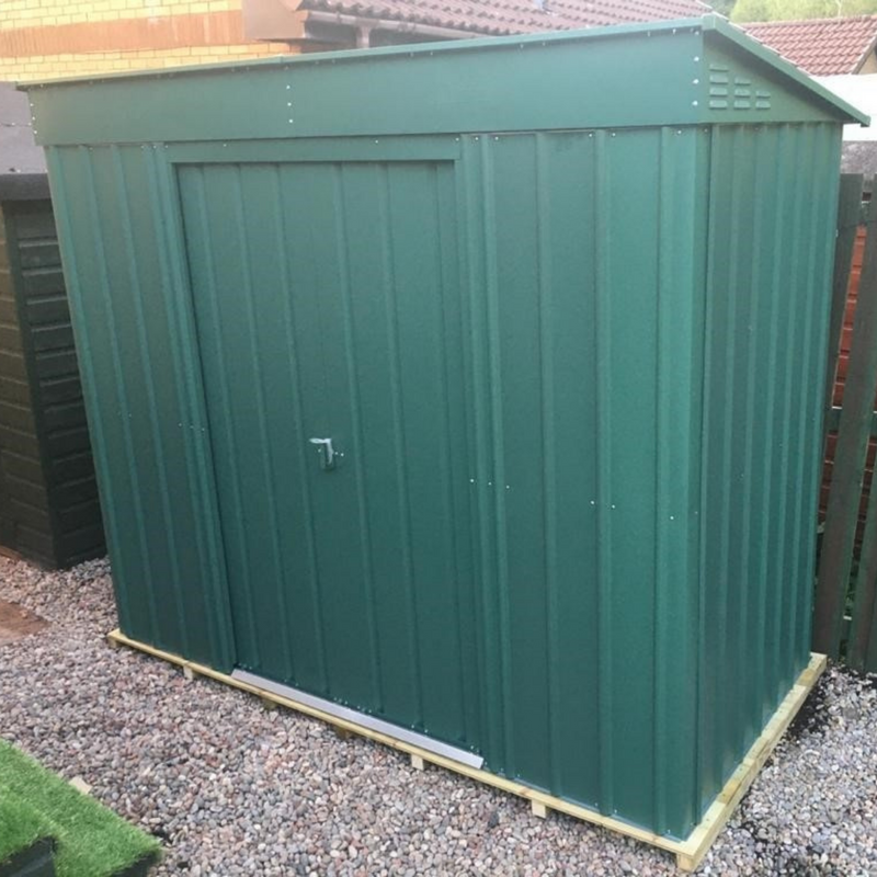 Globel Pent Metal Shed Metal Sheds True Shopping   