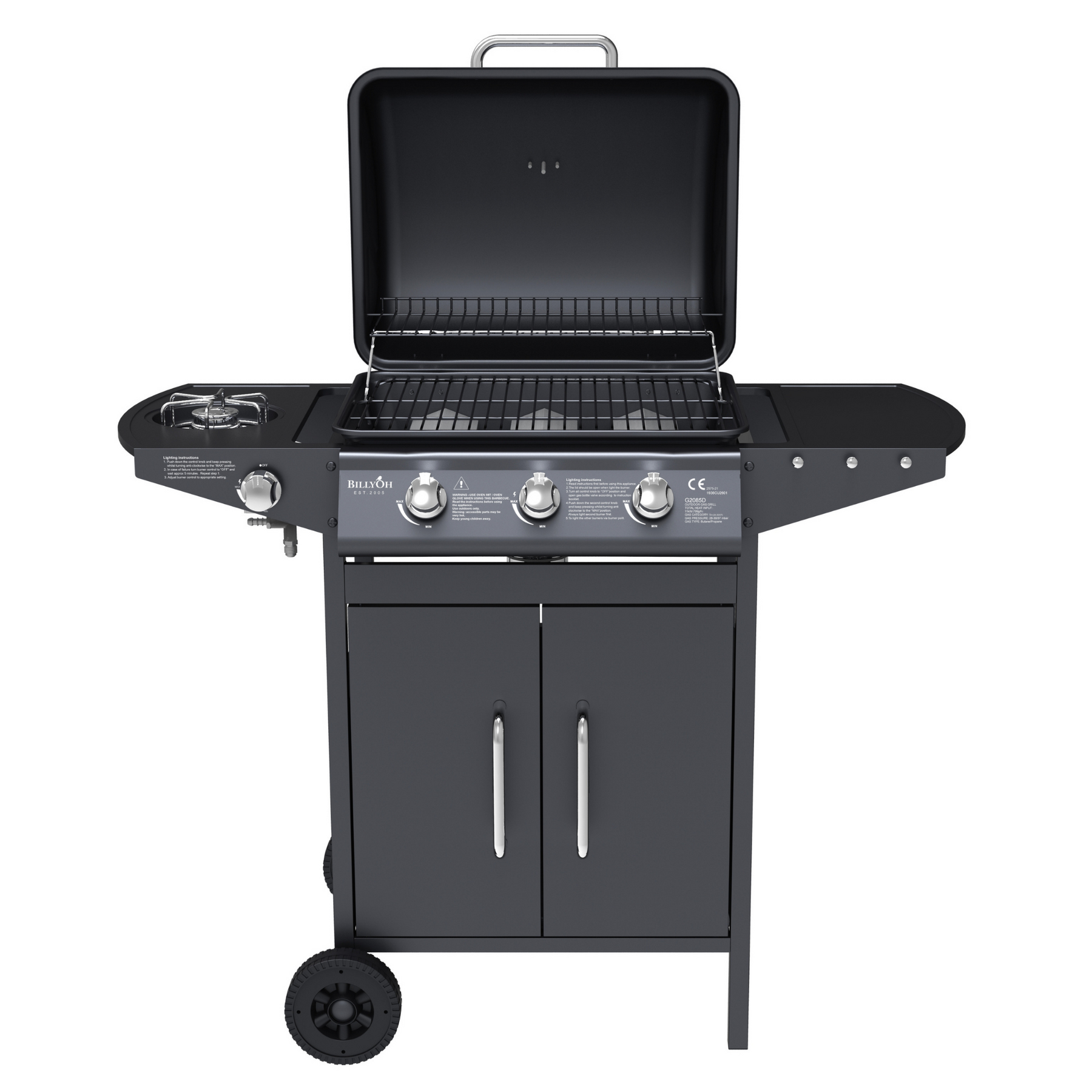 Huntsville Silver 6 Burner Gas BBQ Grill