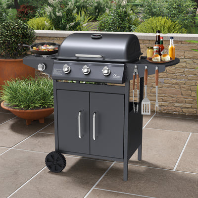 Matrix 3 Burner Gas BBQ  True Shopping   