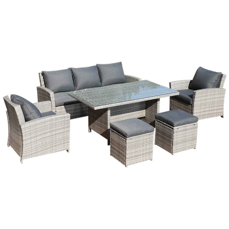Minerva 7 Seater Rattan Sofa Set  True Shopping   
