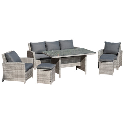 Minerva 7 Seater Rattan Sofa Set  True Shopping   