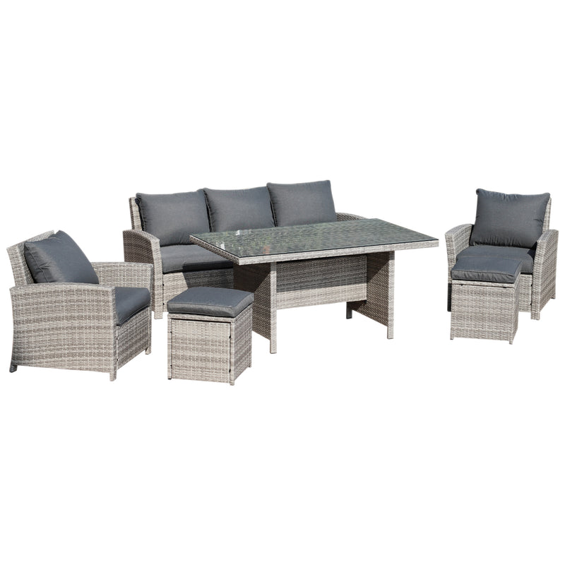 Minerva 7 Seater Rattan Sofa Set  True Shopping   