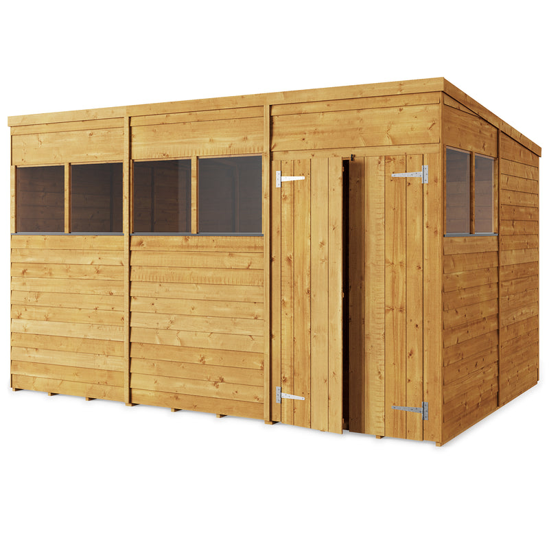 Storemore Overlap Pent Shed  True Shopping   