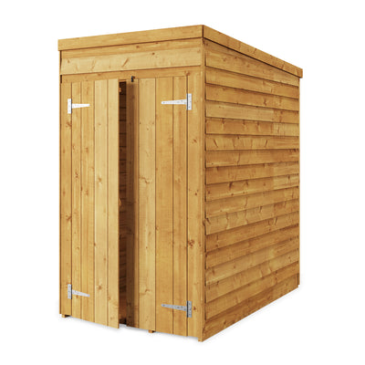 Storemore Overlap Pent Shed  True Shopping 4x6 Windowed 