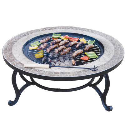 Beacon Star Tiled Coffee Table, Fire Pit & BBQ Outdoor Leisure True Shopping   