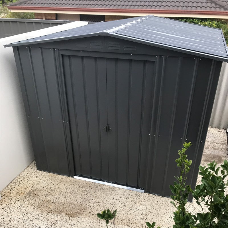 Globel Apex Metal Shed Metal Sheds True Shopping   