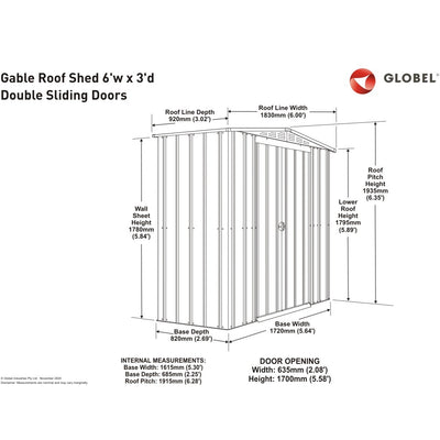 Globel Apex Metal Shed Metal Sheds True Shopping   