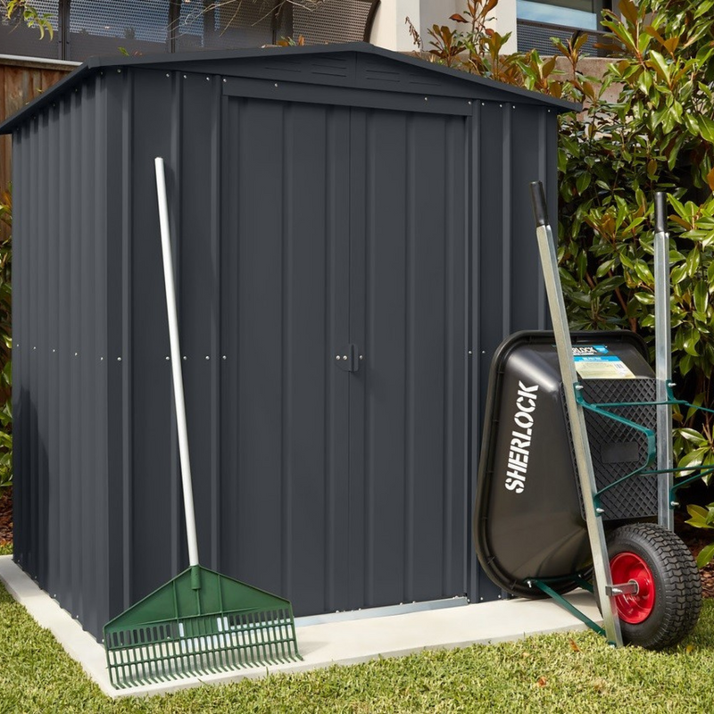 Globel Apex Metal Shed Metal Sheds True Shopping   