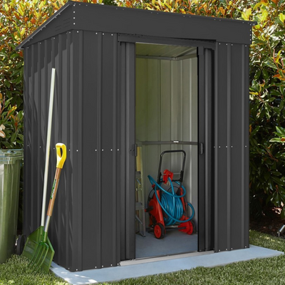 Globel Pent Metal Shed Metal Sheds True Shopping   