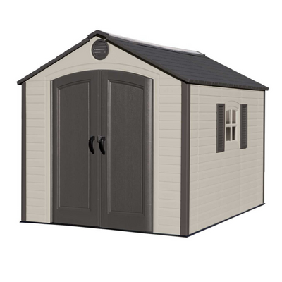 Lifetime 8ftx10ft Special Edition Heavy Duty Plastic Shed Plastic Sheds True Shopping   