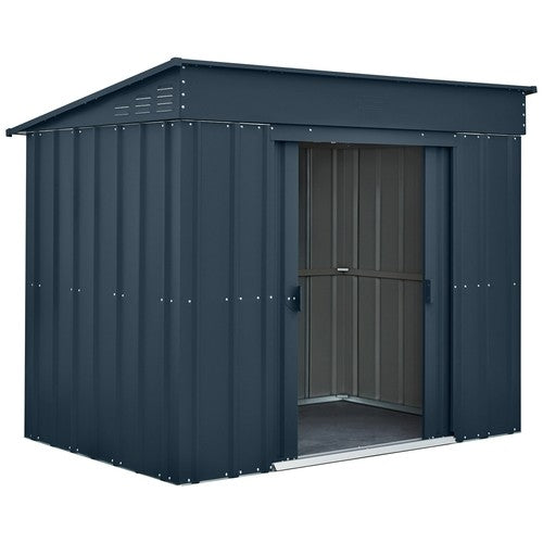 Globel Low Pent 6′x4′ Metal Shed Metal Sheds True Shopping   